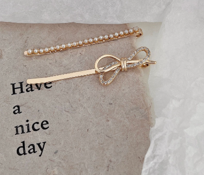 Elegant Pearl Star Hair Clips - Korean Hair Accessories product image