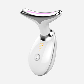 ZenviaBeauty Facial Massager™ with sleek handle and massage head for skincare, shown in close-up image.