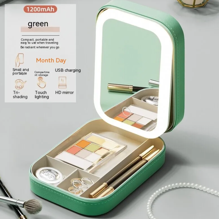 Makeup Storage Box With LED Light product image
