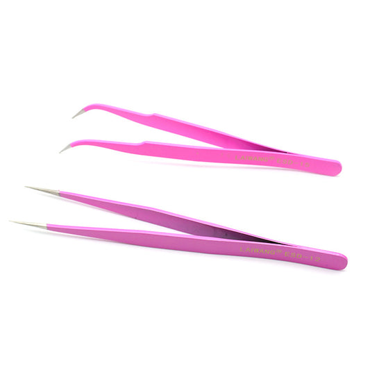 Pink Precision Tweezers