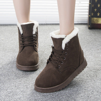 Women's Flat-Heel Round-Toe Snow Boots – product view 3