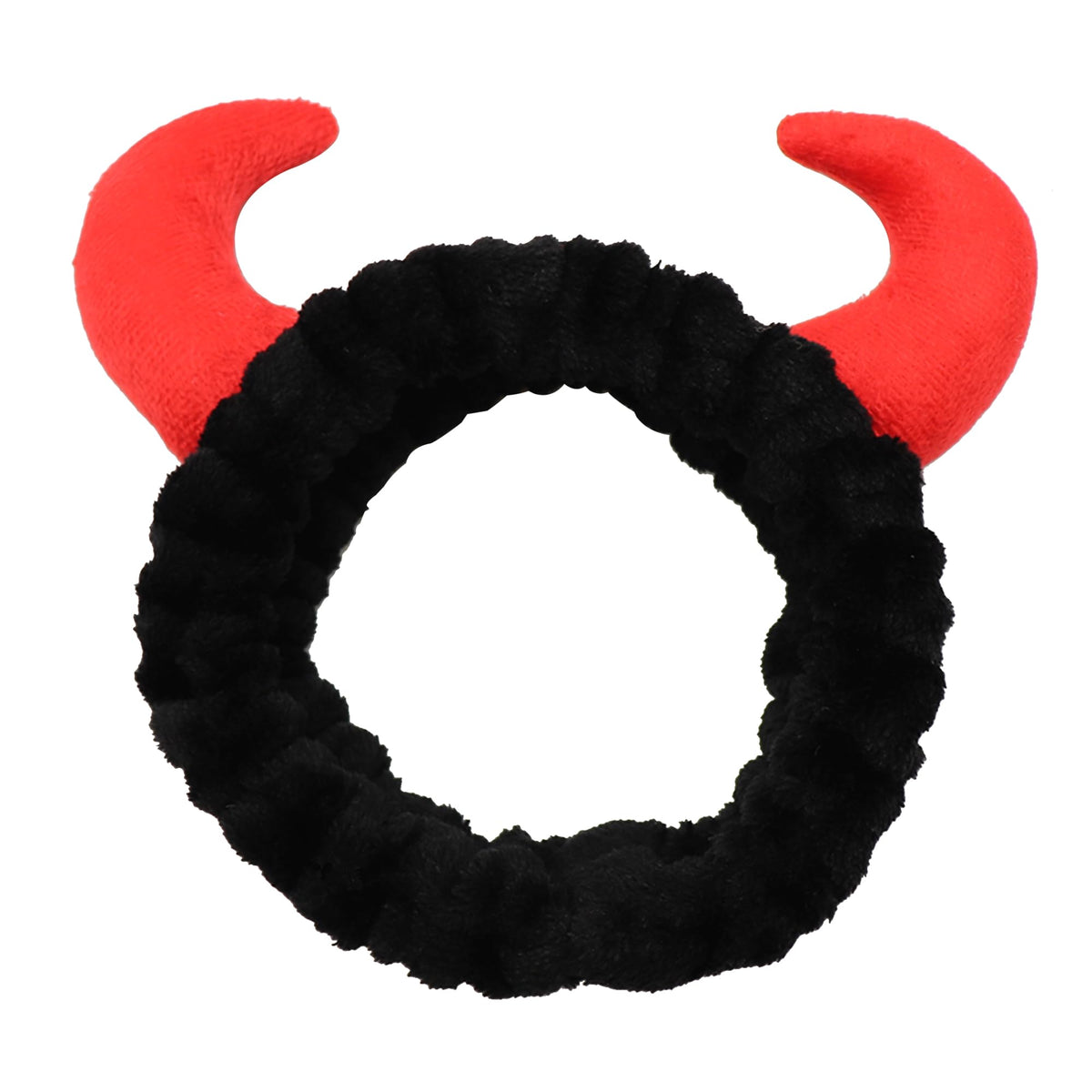 Black Devil Horn Spa Headband — product view 2