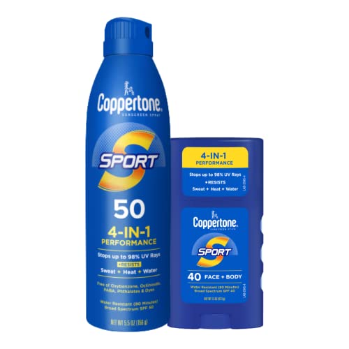 Coppertone Sport Sunscreen Pack Water Resistant Sunscreen Sport