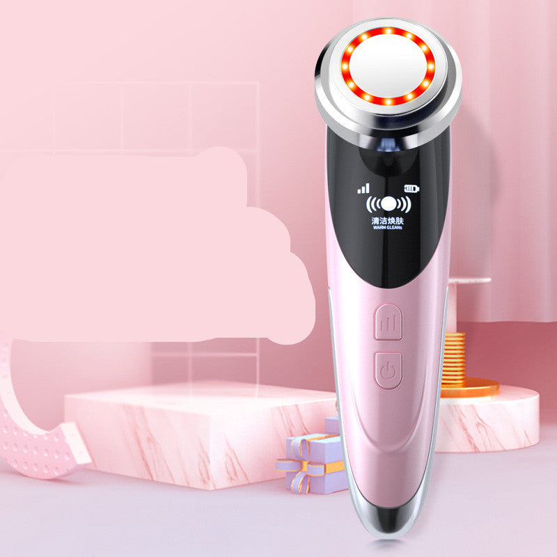Vibrating Facial Massager With Color Light Therapy product image