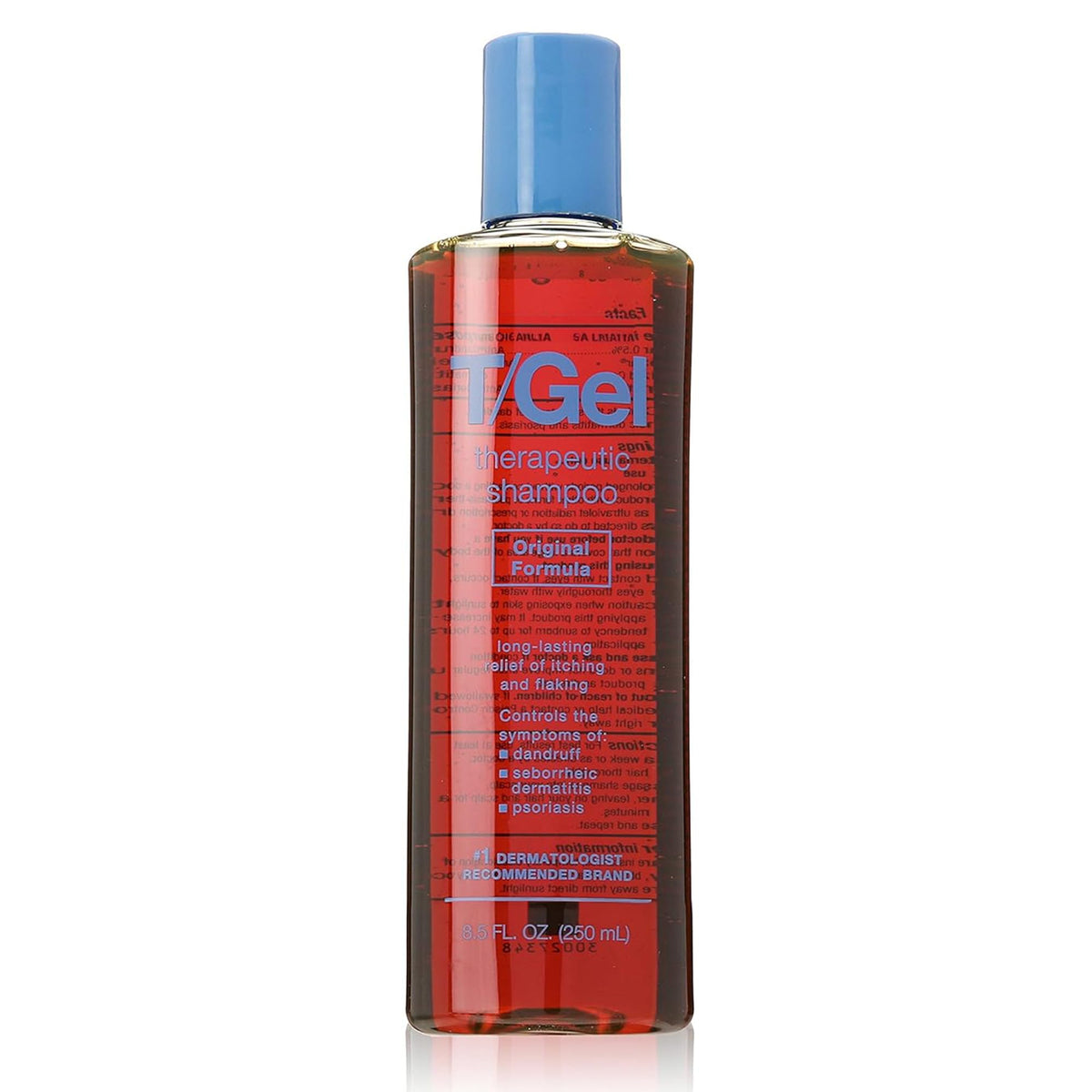 T/Gel Therapeutic Anti-Dandruff Shampoo 8.5 Fl Oz Original Formula including Babapack Travel-size Bottle