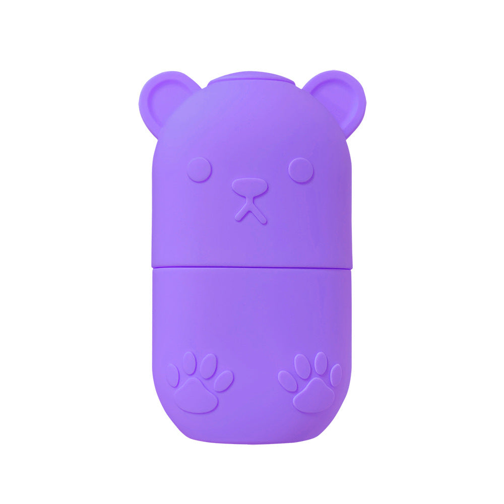 Zenvia Beauty face ice massage tool with rounded handle and smooth surface for soothing facial massage and skin refreshment.