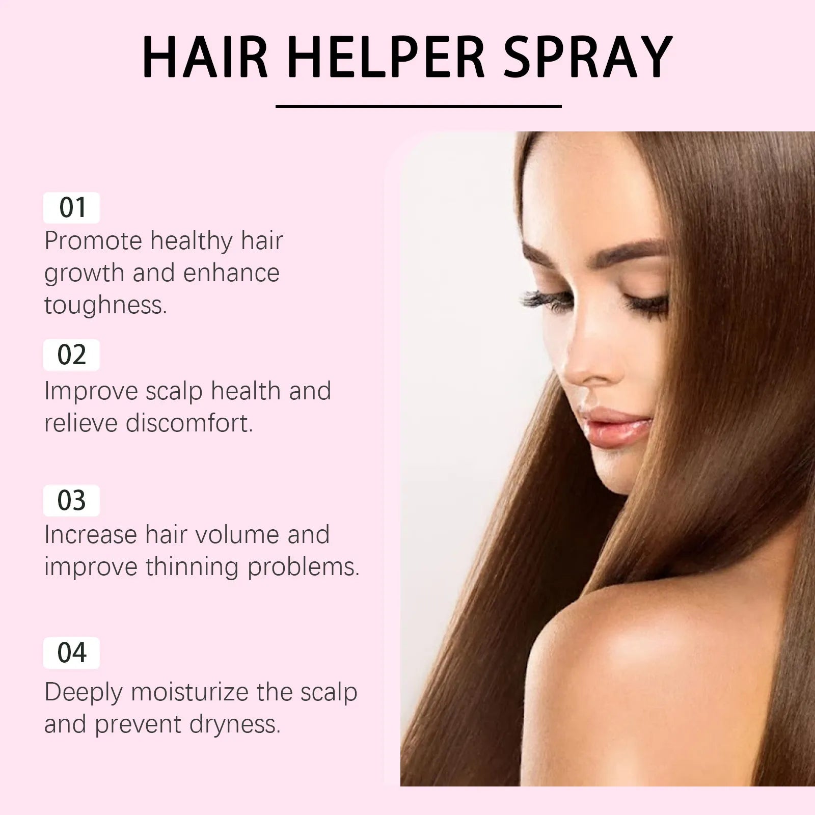 Zenvia Beauty Hair Care Spray bottle with spray nozzle, designed to nourish and style hair effectively.