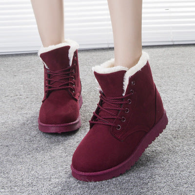 Women's Flat-Heel Round-Toe Snow Boots – product view 21