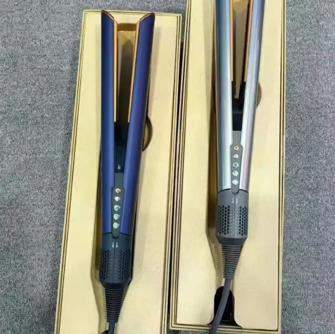 Zenvia Beauty 2-in-1 hot comb styler with ceramic plates and handle, ready for styling hair with professional heat tools