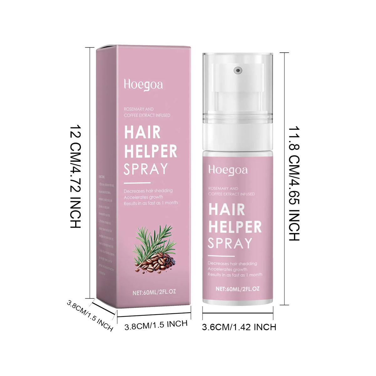 Zenvia Beauty Hair Care Spray bottle with spray nozzle, designed for styling and nourishing hair.
