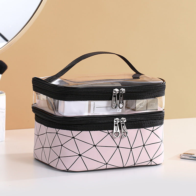 Double-Layer Makeup Organizer Box – product view 9