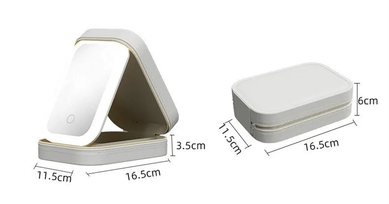 Portable LED Travel Makeup Storage Box product image