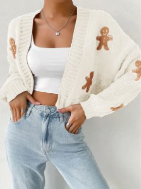 Women's Gingerbread Knit Cardigan – product view 1