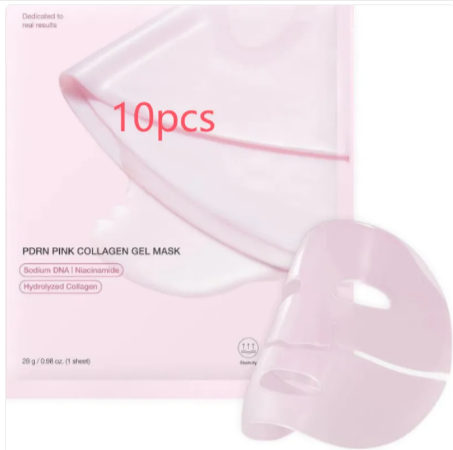 Zenvia Beauty Hydrating Collagen Face Mask on a clean, smooth skin surface showing a plush, rejuvenating skincare treatment.