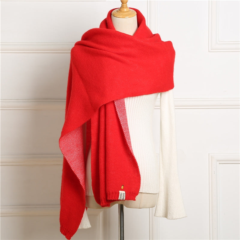 Women's Soft Winter Shawl Scarf – product view 6