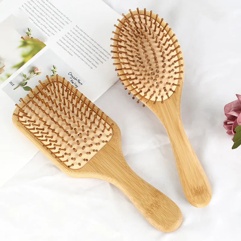 Bamboo Cushion Hair Brush – product view 6