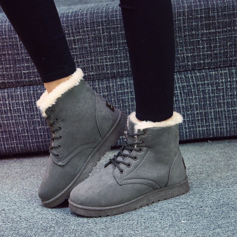 Women's Flat-Heel Round-Toe Snow Boots – product view 49