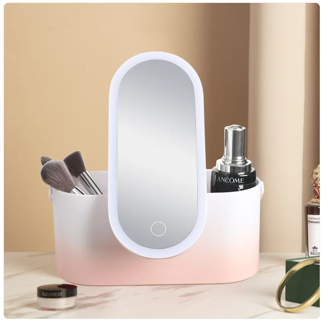 Portable LED Makeup Organizer Case – product view 2