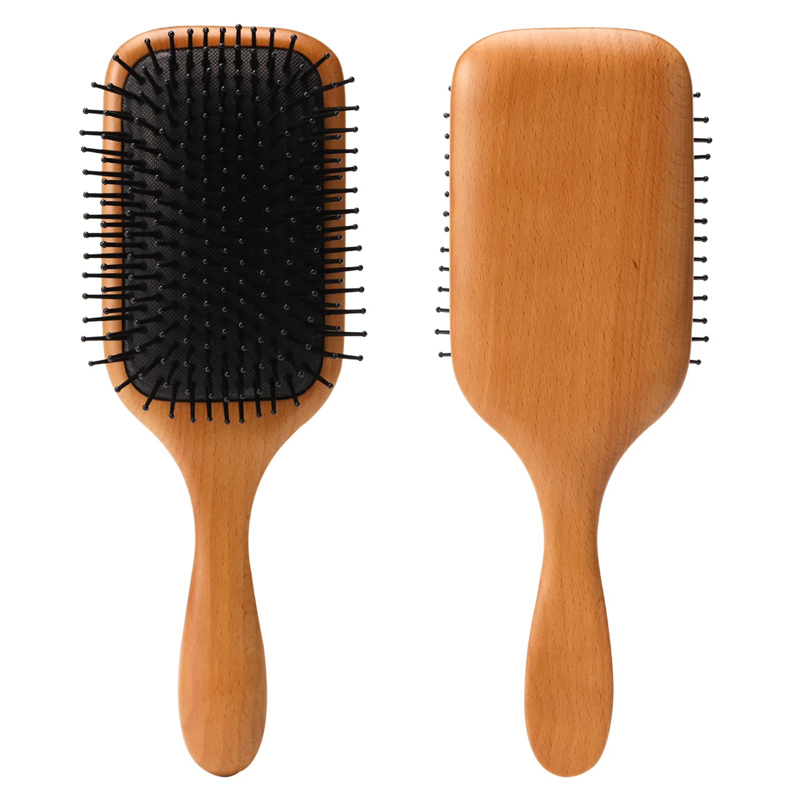 Hair Brush Natural Wooden Paddle Brush Paddle Hair Brush Brushes
