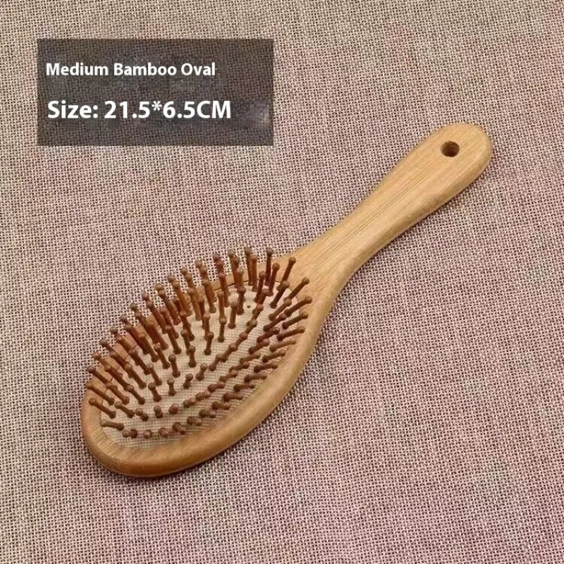 Bamboo Cushion Hair Brush – product view 1