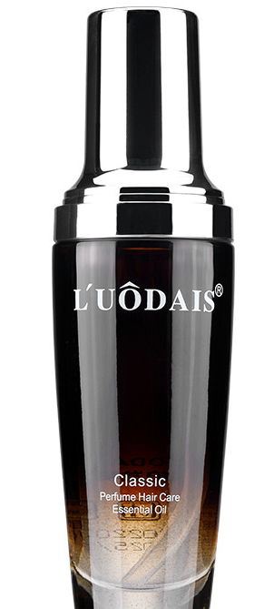 Zenvia Beauty Lodais Hair Care Oil Essence bottle with dropper, golden liquid inside, and hair care product packaging.