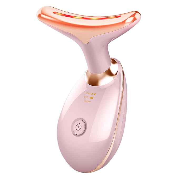 ZenviaBeauty Facial Massager™ in black, handheld device with ergonomic design for skincare and facial massage.
