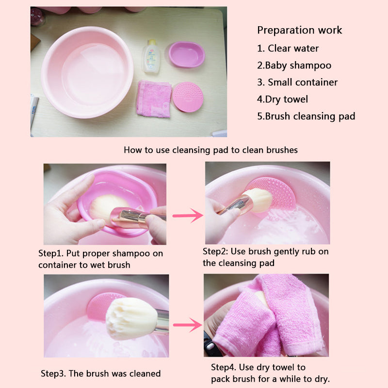 Silicone Brush Cleaning Mat For Makeup Tools product image