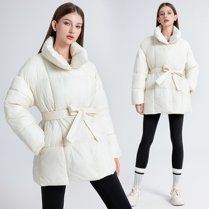 Women's Quilted Mid-Length Puffer Jacket – product view 1