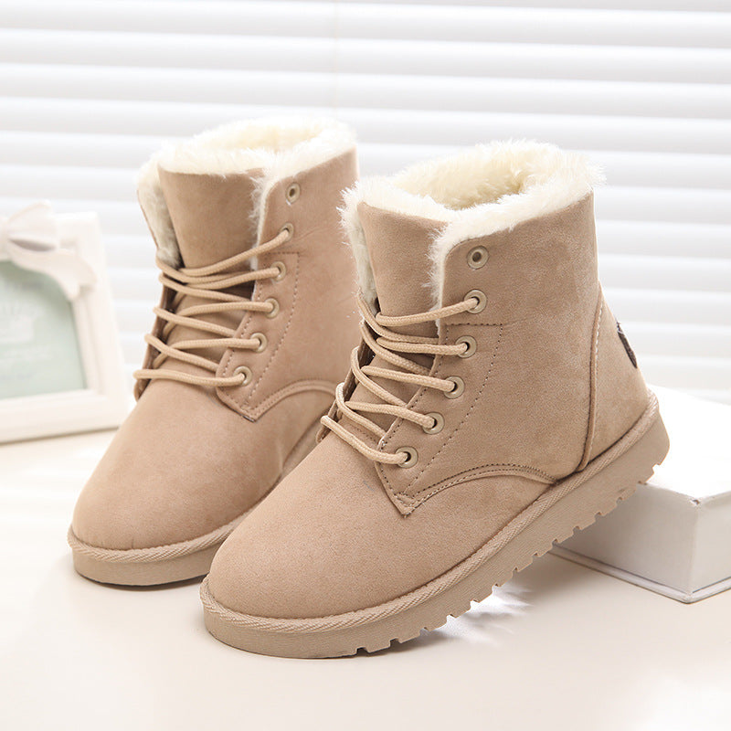 Women's Flat-Heel Round-Toe Snow Boots – product view 2