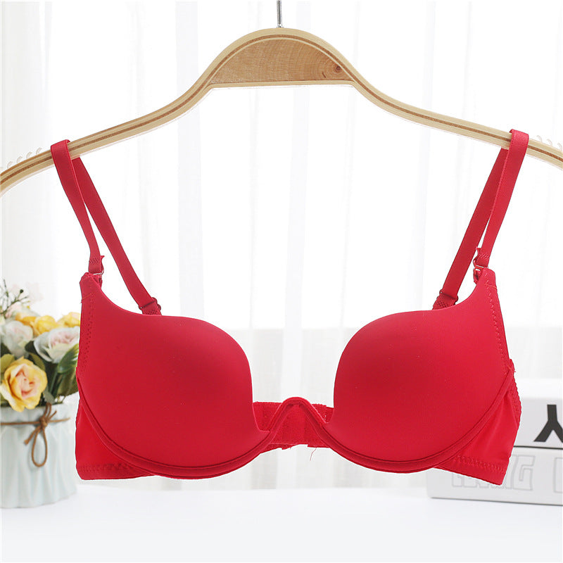 Zenvia Beauty U-shape backless multiway bra shown on a model, featuring adjustable straps and seamless design for versatile support.