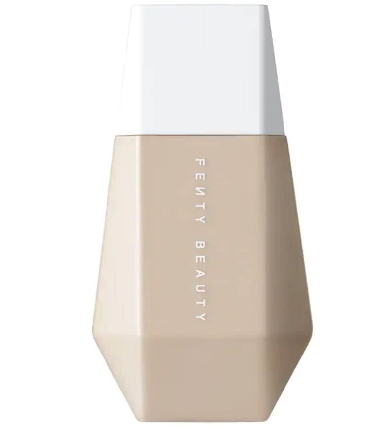 Fenty Beauty Eaze Drop Skin Tint in a sleek bottle, with a dropper applicator, showcasing the lightweight makeup product.