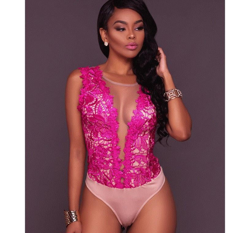 Zenvia Beauty summer lace jumpsuit displayed on a hanger, featuring delicate lace fabric and wide-leg design for warm-weather style.