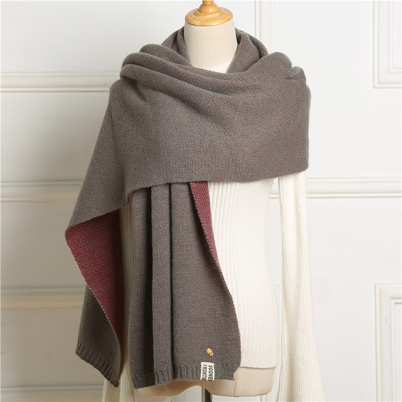 Women's Soft Winter Shawl Scarf – product view 1