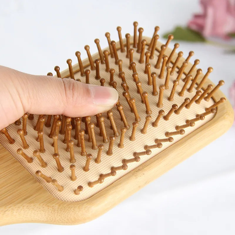 Bamboo Cushion Hair Brush – product view 3