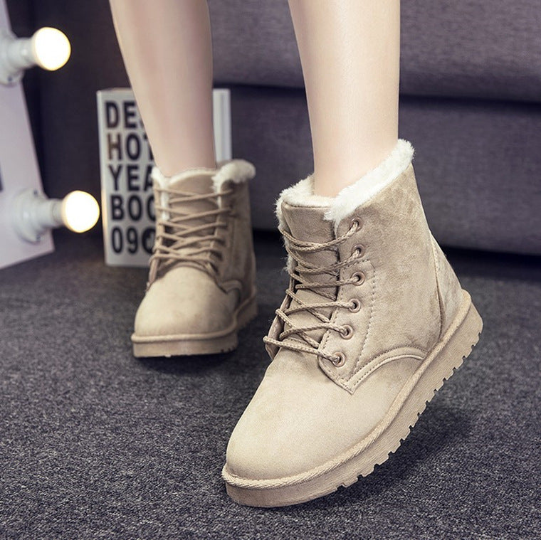 Women's Flat-Heel Round-Toe Snow Boots – product view 1