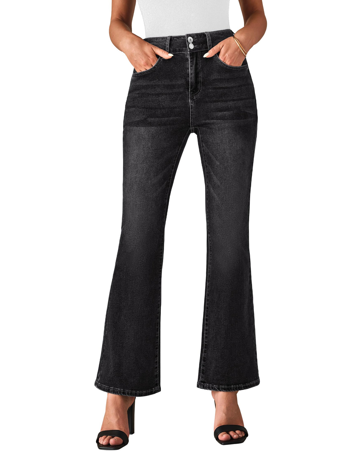 luvamia Womens Jeans High Waist Jeans for Women Wide Leg Trouser Jeans for Women Womens Jeans Size 10 — product view 2