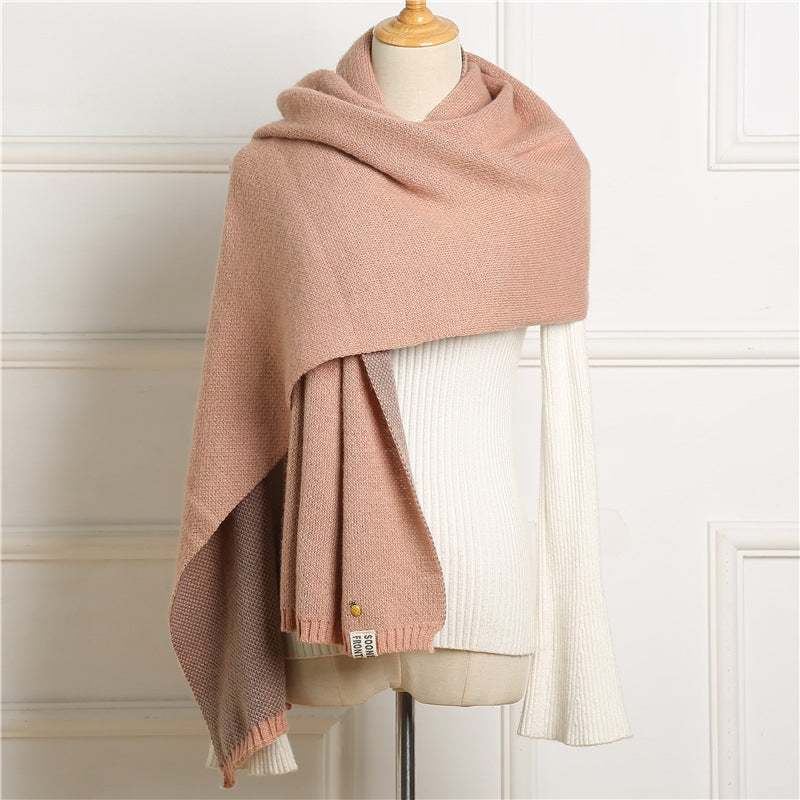 Women's Soft Winter Shawl Scarf – product view 4
