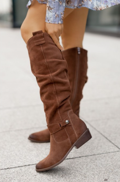 Women's Low-Heel Side-Zip High-Top Boots – product view 2