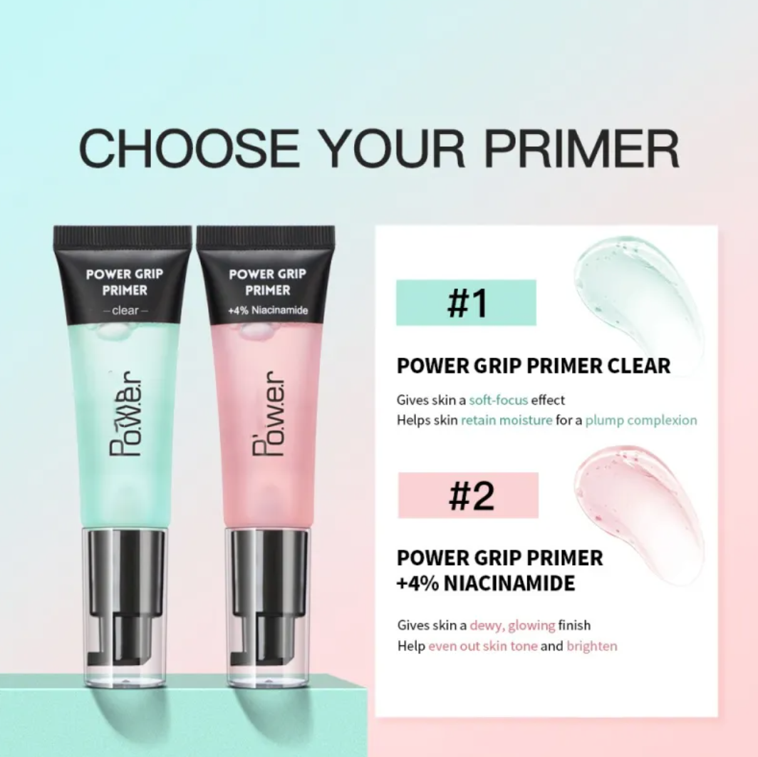 Zenvia Beauty Invisible Pore Blur Gel applied on skin, smooths and blurs pores for a matte, flawless finish.