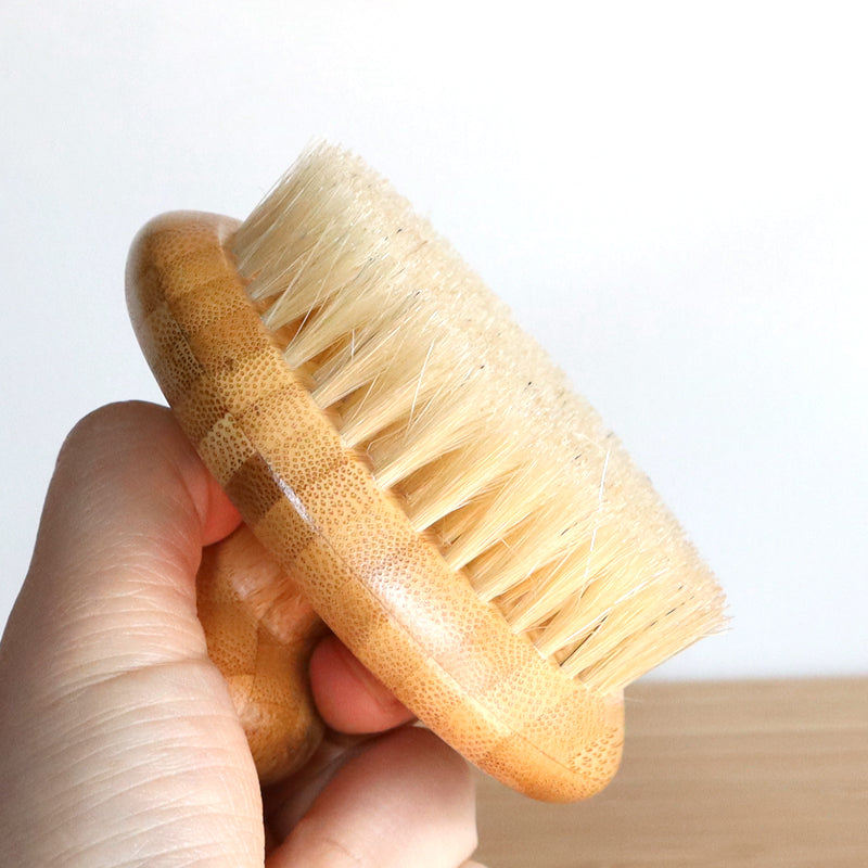 Wooden Bristle Body Brush – product view 1