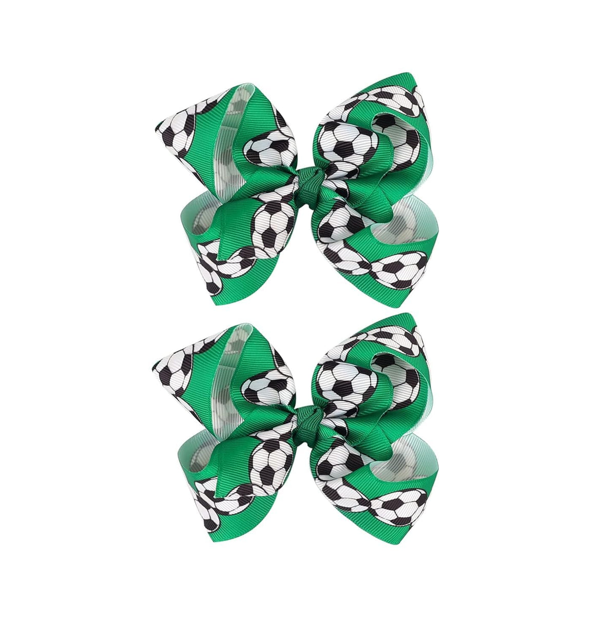 Soccer Hair Accessories Soccer Hair Bows Soccer Ball Bow，Soccer product image
