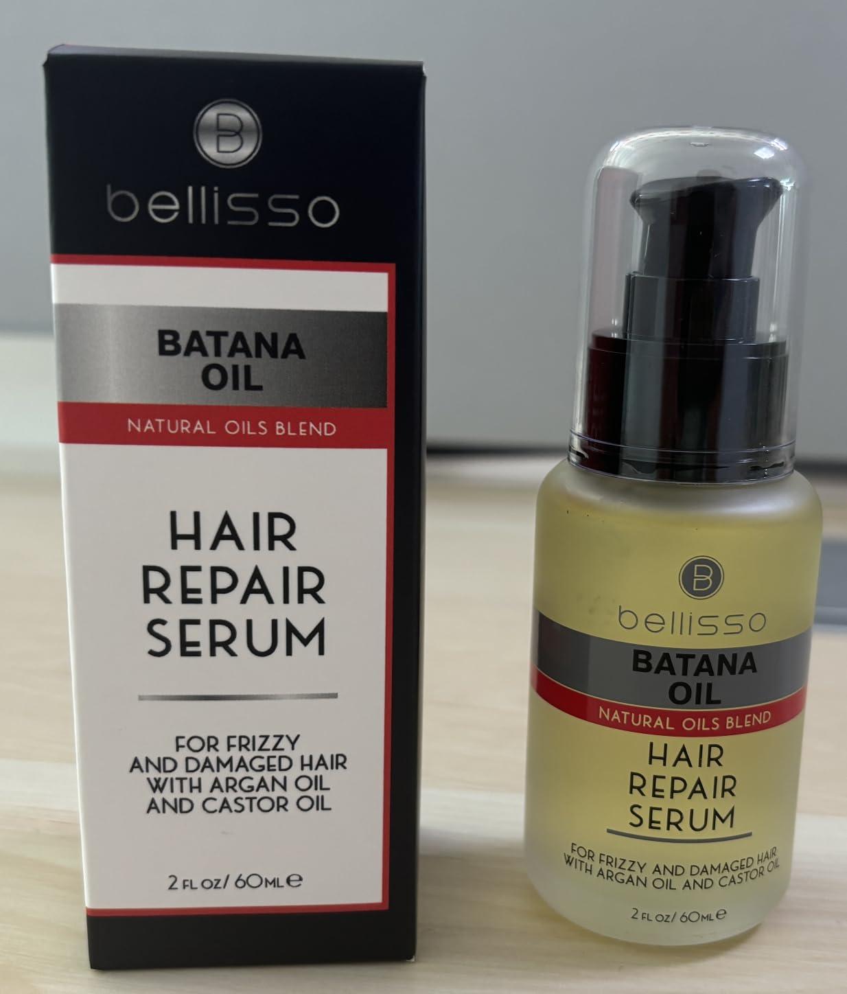 Zenvia Beauty Batana Oil Hair Serum Repair bottle with dropper, showcasing the product for hair nourishment and repair.
