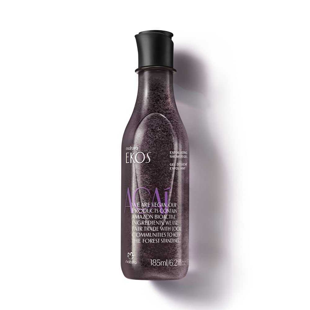natura - Ekos Açaí Revitalizing Exfoliating Shower Gel - Natural Exfoliants - Removes Impurities - Body — product view 1