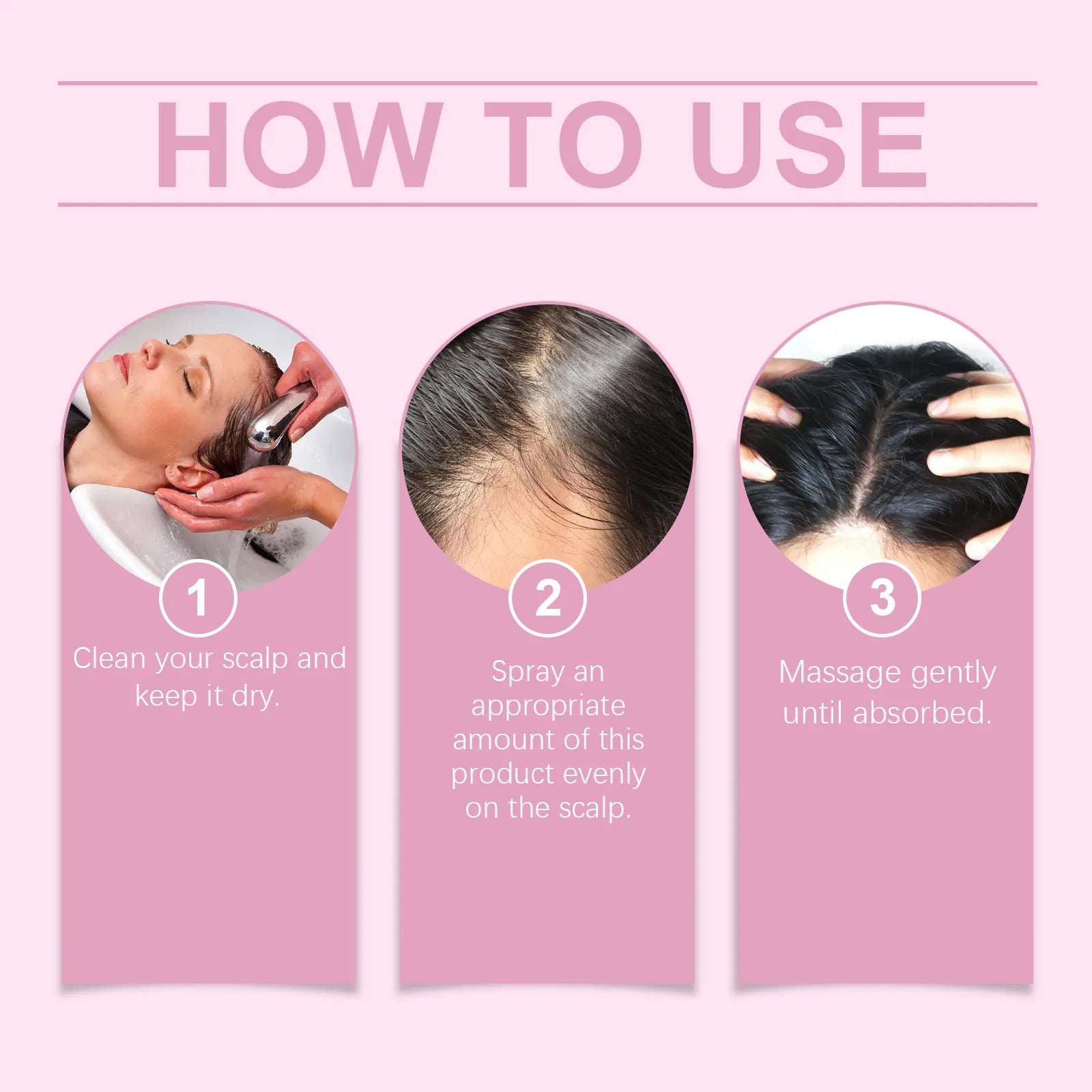 Zenvia Beauty Hair Care Spray bottle with spray nozzle, designed for styling and nourishing hair.