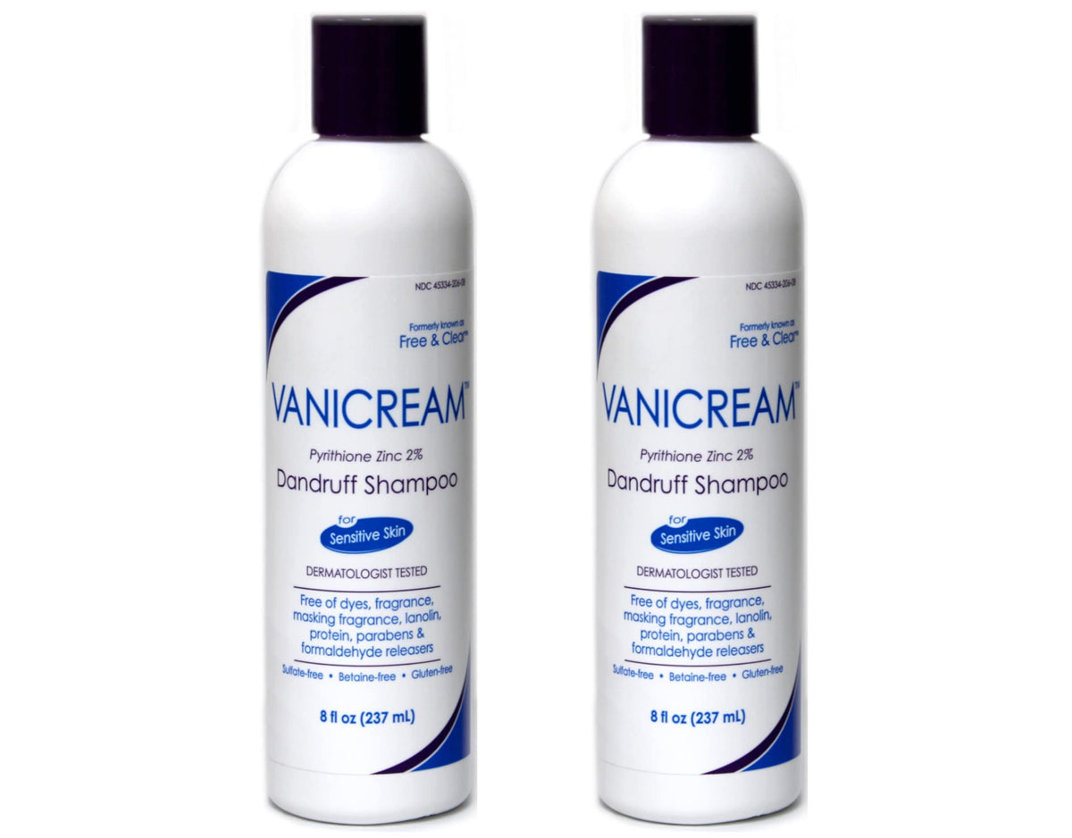 Vanicream Medicated Anti-Dandruff Shampoo 8 fl oz Each (Pack of 2)