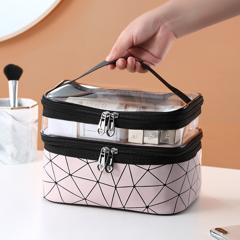 Double-Layer Makeup Organizer Box – product view 4