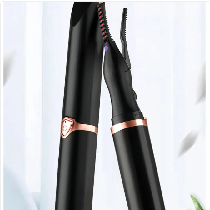 Rechargeable 360 Rotating Portable Eyelash Curler, Electric Heated product image