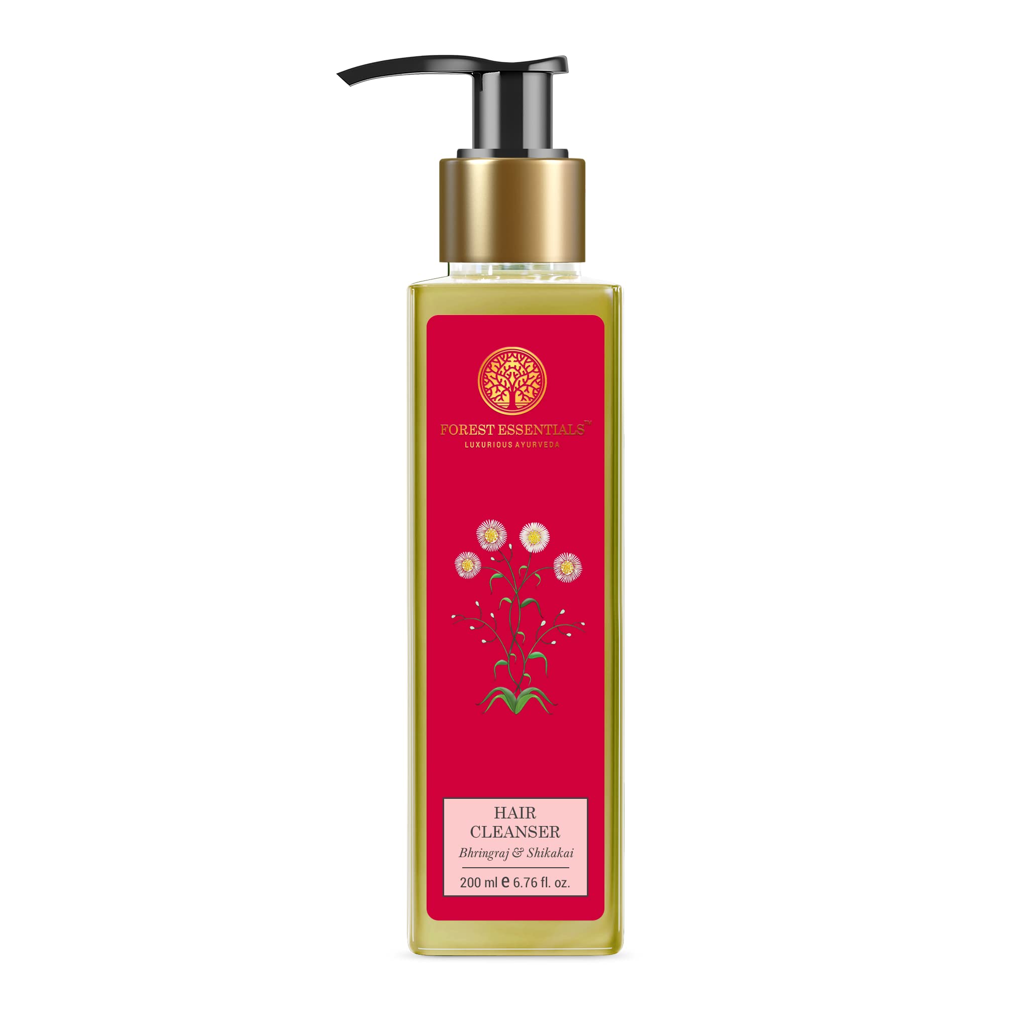 Zenvia Beauty Bhringraj Hair Cleanser in a bottle, infused with natural herbs for healthy hair care.