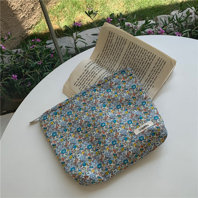 Floral Makeup Storage Clutch For Small Essentials product image
