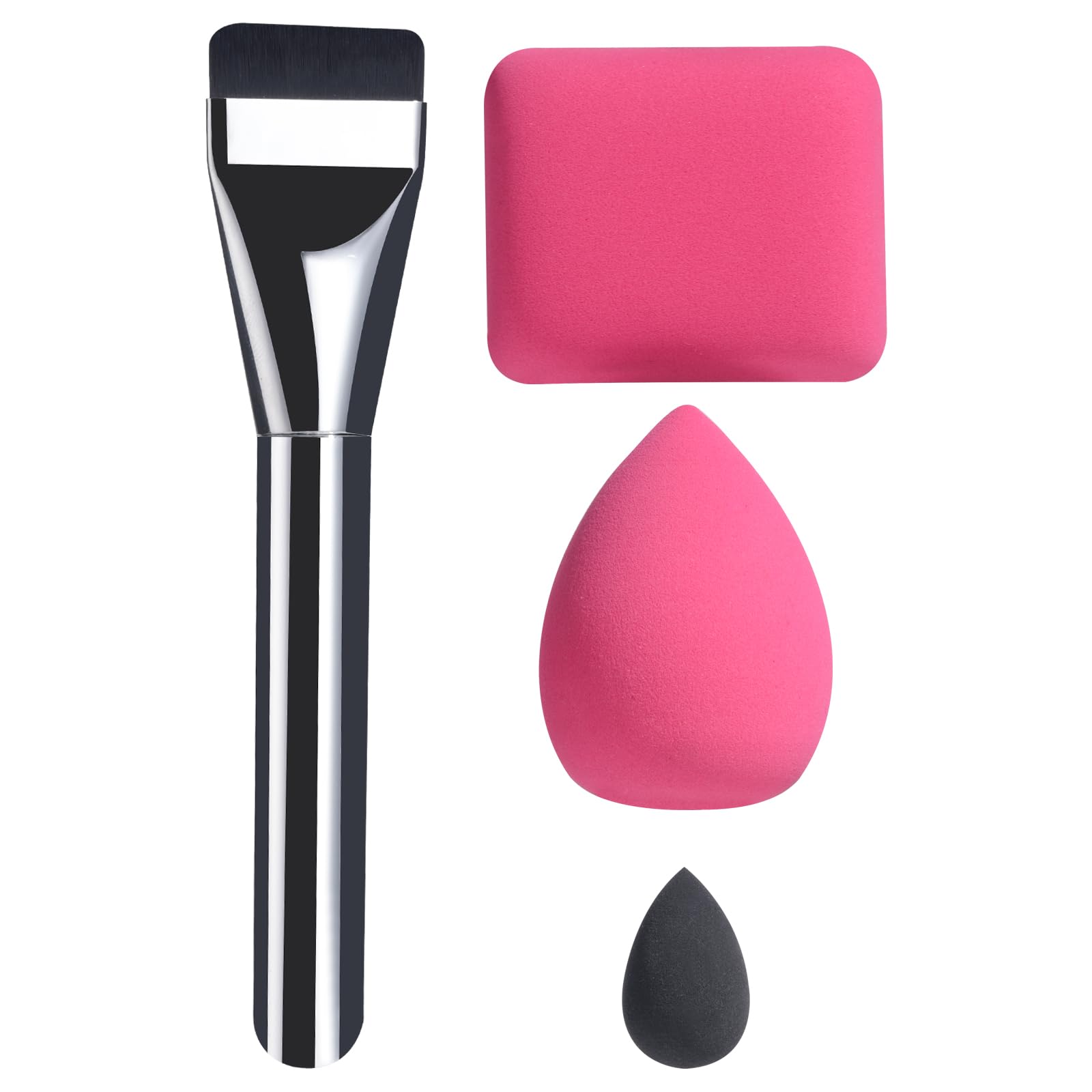 BS-MALL Foundation Makeup Brush Set with 3 Makeup Sponge Blenders